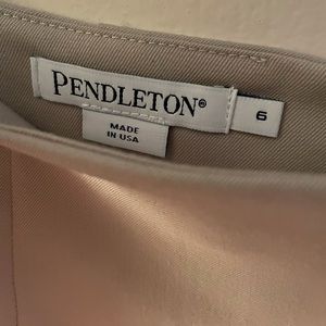 Pendleton khaki/tan pencil skirt